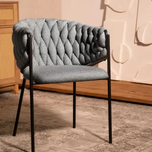 Krzeslo Merle Ciemnoszare 57X59X78 Cm