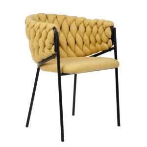 Krzeslo Merle Musztardowe 57X59X78 Cm