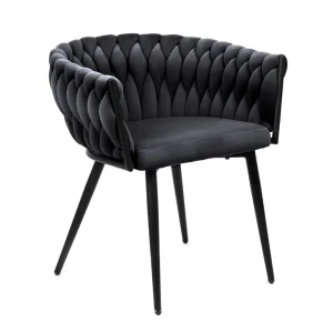 Krzeslo Prinssi New Czarne 60X60X79 Cm