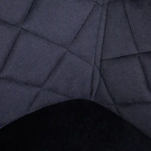 Krzeslo Shelton Welurowe Czarne 56X60X84Cm