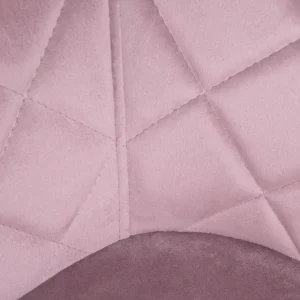 Krzeslo Shelton Welurowe Rozowe 56X60X84Cm