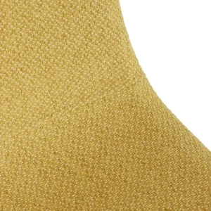 Krzeslo Slank W Tkaninie Musztardowe 44X52X85Cm