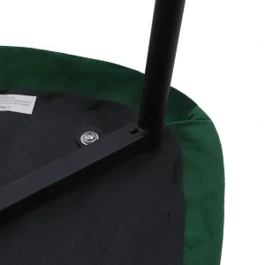 Krzeslo Slank Welurowe Szmaragdowe 44X52X85Cm