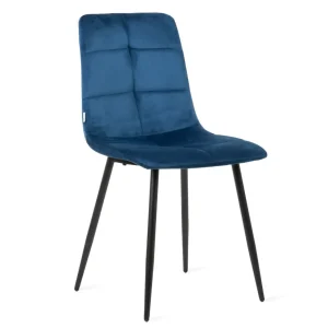 Krzeslo Triss Welurowe Granatowe 44X57X88 Cm