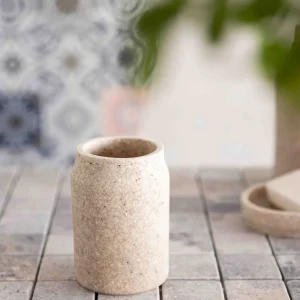 Kubek Lazienkowy Lorelei Bezowy 13.3X9.7X2.5Cm