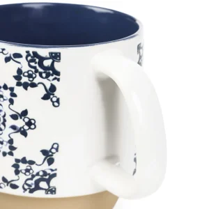 Kubek Rodes Z Niebieskim Zdobieniem Maly Kwiat 0,35 L