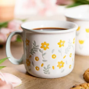 Kubek Tulina W Zolte Kwiaty 0,45 L