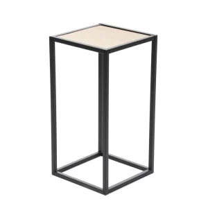 Kwietnik Roh Metalowy Czarny 23X23X45 Cm