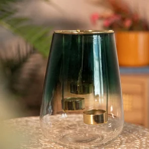 Lampion Galia Szklany 15X20 Cm