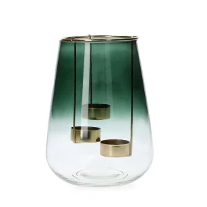 Lampion Galia Szklany 15X20 Cm