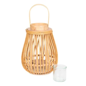 Lampion Garnitto Pleciony Naturalny 10,5X30 Cm