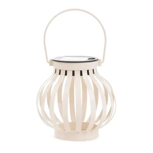 Lampion Solarny Fonar Metalowy Ecru 12X12X11,5 Cm