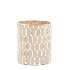 Lampion Tesseli Z Mozaika Rozowy 9X8 Cm