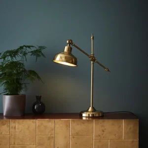 Lampka Nocna Grimstad Zlota 18X49,5X56,5 Cm