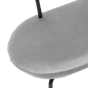 Lawka Ina W Tkaninie Jasnoszara 95X45X61 Cm