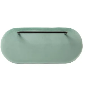 Lawka Ina Welurowa Mietowa 95X45X61 Cm