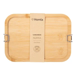 Lunchbox Nukka Prostokatny Z Bambusowa Pokrywka 1,6 L