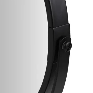 Lusterko Makeda Czarne 21.5X12X23 Cm