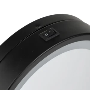 Lusterko Nolani Czarne Z Podswietleniem 18X12X26.5 Cm