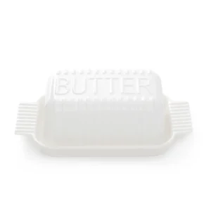 Maselniczka Felis Porcelanowa Biala 22X13X7 Cm