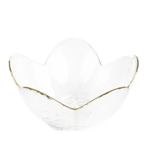 Miseczka Livel Kwiat Ze Zlotym Rantem M 12X5 Cm