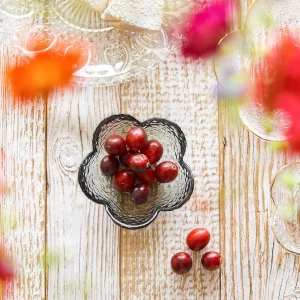 Miseczka Lonny W Ksztalcie Kwiatka Szara 9X4 Cm