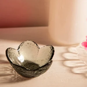 Miseczka Lonny W Ksztalcie Kwiatka Szara 9X4 Cm