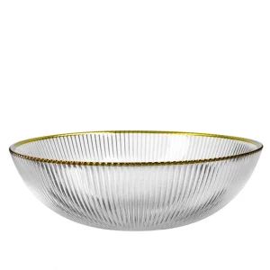 Miska Megalo Ze Zlotym Rantem 25X7 Cm