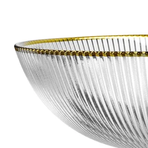 Miska Megalo Ze Zlotym Rantem 25X7 Cm