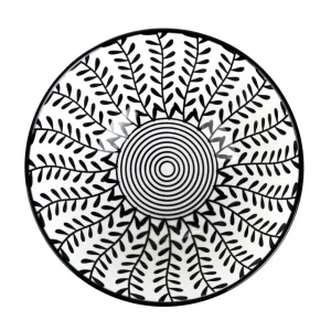 Miska Navia Czarna W Listki 16 Cm