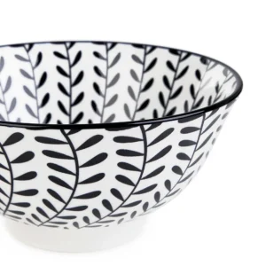Miska Navia Czarna W Listki 16 Cm