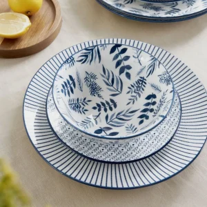 Miska Navia Granatowa W Listki 16 Cm