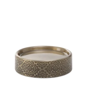 Mydelniczka Araria Zlota Z Ozdobnymi Wytloczeniami 12X12X3 Cm