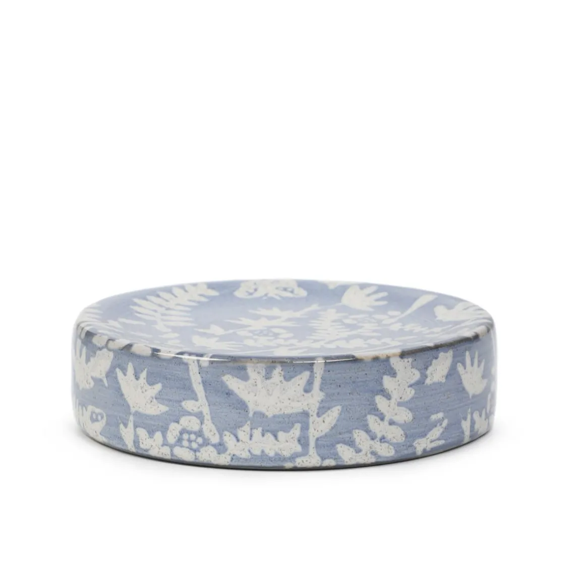 mydelniczka_mirabel_niebi_1.webp Mydelniczka Mirabel Niebieska We Wzory 10X10X2,5 Cm