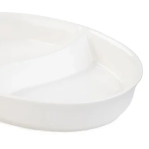 Naczyńie Do Serwowania Nelson Z Przegrodka Matowe 35X25X6 Cm