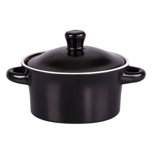 Naczyńie Do Zapiekania Tineo Z Pokrywka Czarne 0,35 L