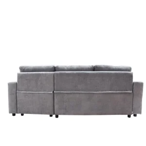 Naroznik Virev Naroznik Uniwersalny Z Funkcja Spania Ciemnoszary 215X76X85 Cm