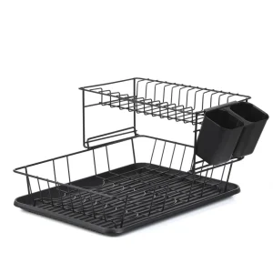 Ociekacz Kuchenny Breca Czarny Pietrowy 43X31X23 Cm