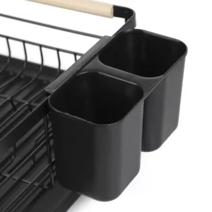 Ociekacz Kuchenny Plystre Czarny 42X31X13 Cm