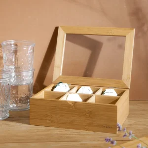 Organizer Bambou Zamykany Bambusowy 21X16 Cm