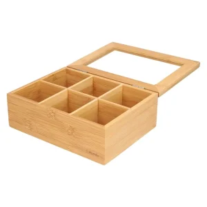 Organizer Bambou Zamykany Bambusowy 21X16 Cm