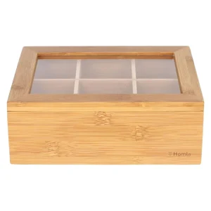 Organizer Bambou Zamykany Bambusowy 21X16 Cm