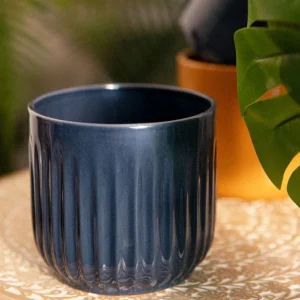 Oslonka Na Doniczke Dash Granatowa 14X13 Cm