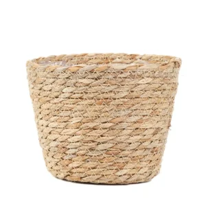 Oslonka Na Doniczke Lumbo Pleciona Naturalna 19X15 Cm