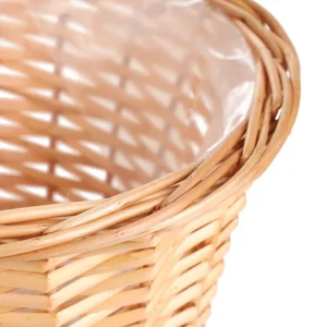 Oslonka Na Doniczke Saule Wiklinowa Naturalna 24X20 Cm