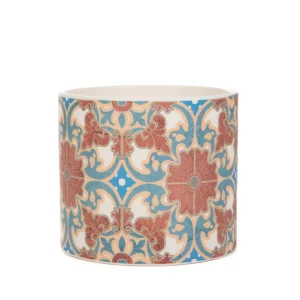 Oslonka Na Doniczke Storia We Wzor Azulejo 13X13X11 Cm