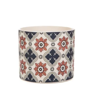 Oslonka Na Doniczke Storia We Wzor Azulejo 13X13X11 Cm