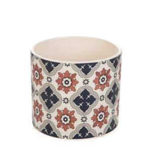 Oslonka Na Doniczke Storia We Wzor Azulejo 13X13X11 Cm