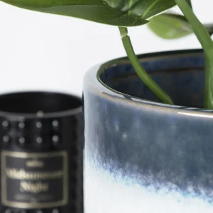 Oslonka Soleto Ceramiczna Granatowa 15X15X15 Cm