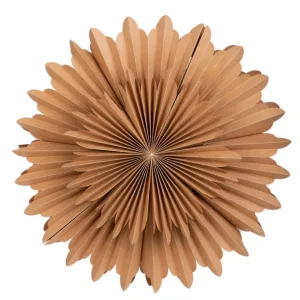 Ozdoba Papierowa Z Ledem Shallow Naturalna 50 Cm